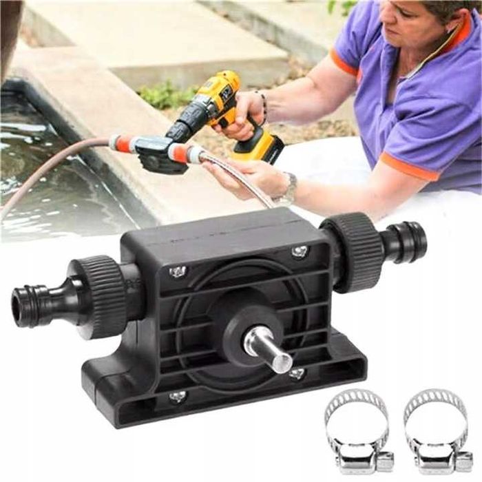 Pompka na WIERTARKĘ WKRĘTARKĘ POMPA do WODY i Płynów Cieczy Wydajna
