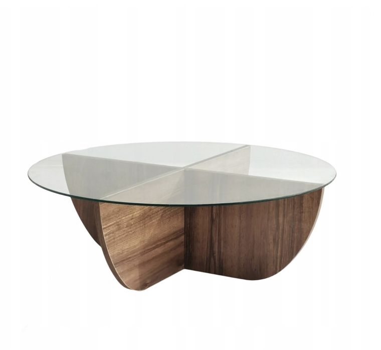 Orzechowy stolik kawowy Lily