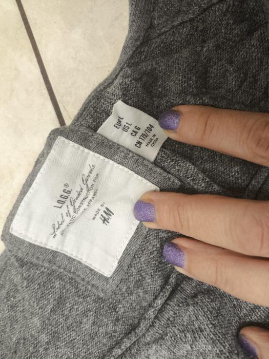 Sweterkowa dzianinowe sukienka h&m L 40