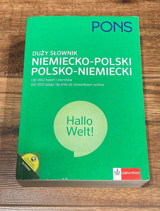 PONS Duży słownik niemiecko-polski, polsko-niemiecki, LektorKlett
