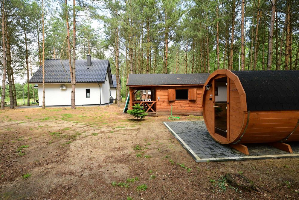 Wynajmę  domki  całoroczne z sauną nad Jeziorem