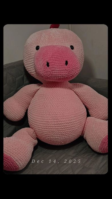 В'язана іграшка "Динозаврик"