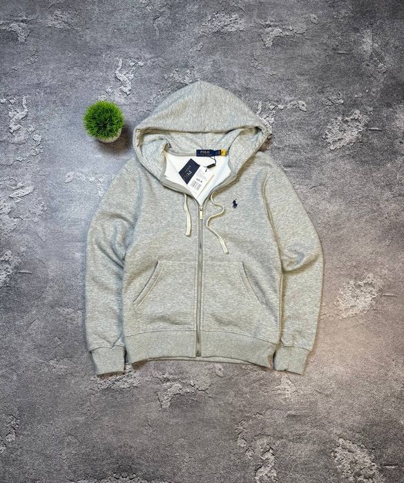 Зіп-худі Polo Ralph Lauren сіре | S–XXL | Нове