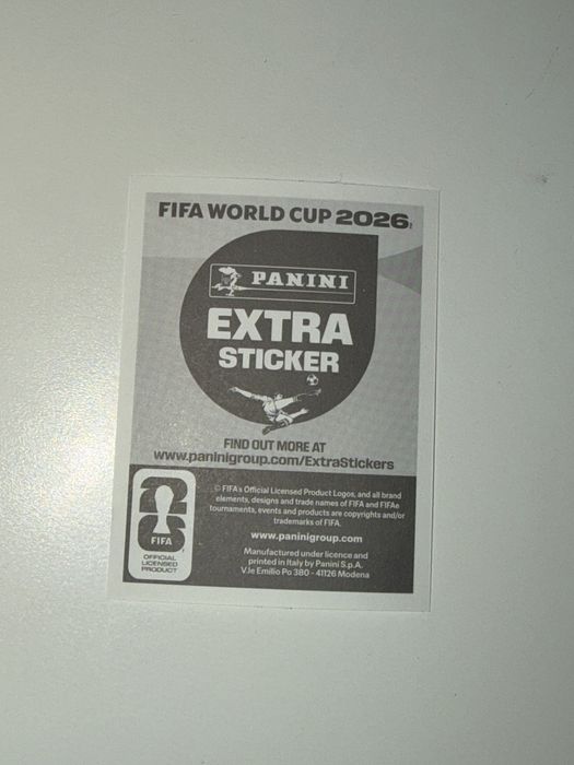 Extra stickers panini mundial 2026