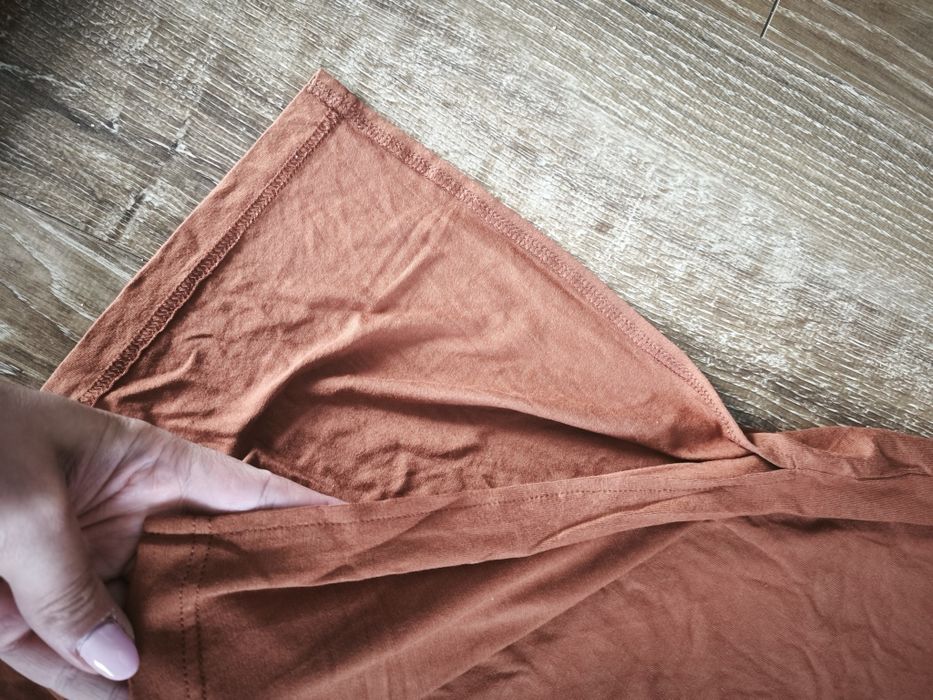 Sukienka tunika 44/46 marszczenie ozdobne rozporek