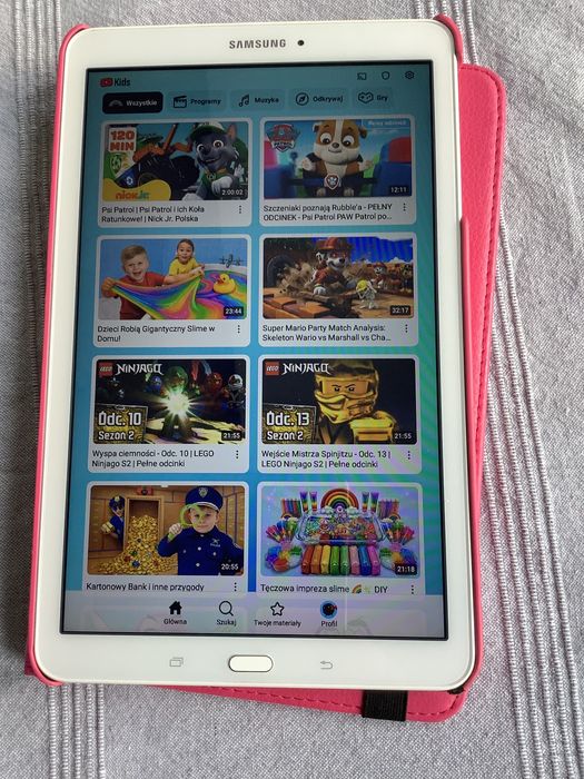 Tablet Samsung TAB E 9,6" BDB stan, idealny dla maluchów