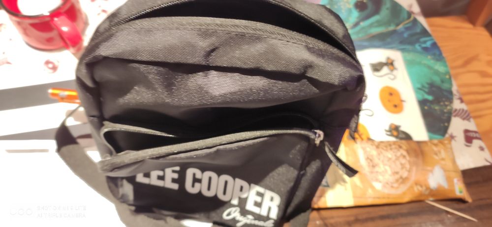 Saszetka męska, czarna, Lee Cooper®