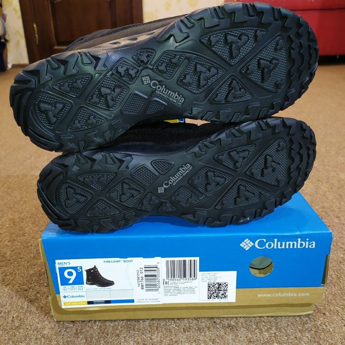 Р.41-47. Ботинки зимние Columbia Firecamp на широкую ногу