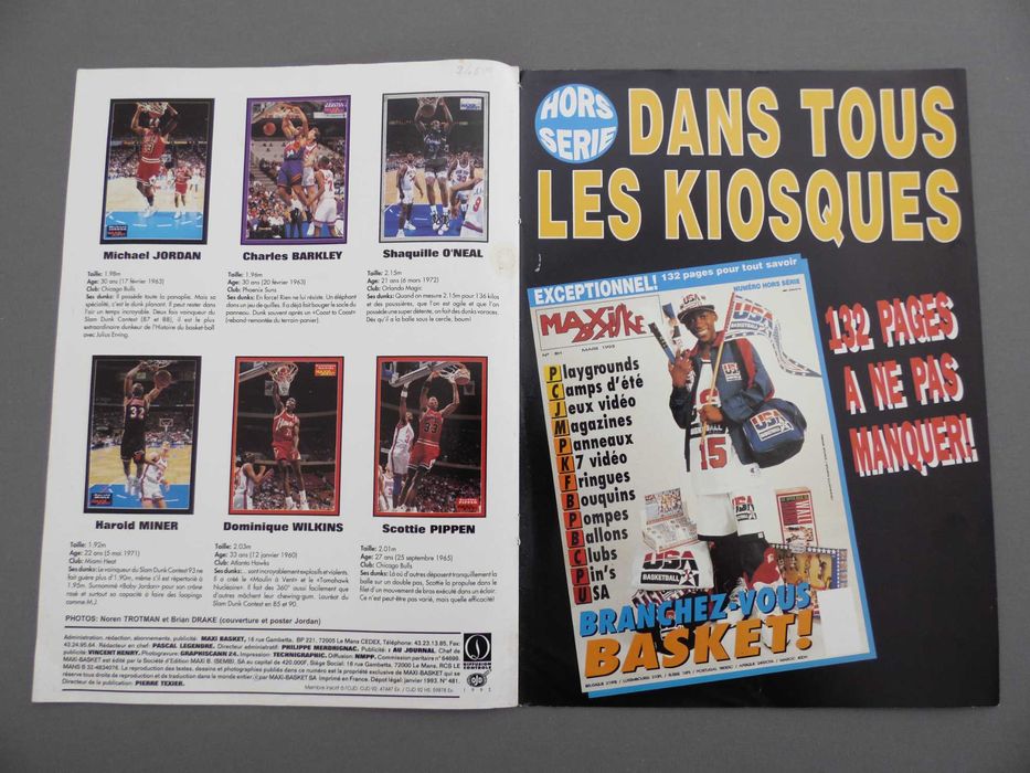 Revista Maxi Basket Hors Serie Nº 2 Maio-Junho de 1993