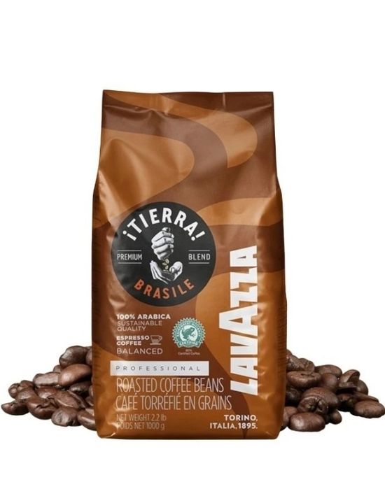 Kawa Lavazza Tierra Selection kawa ziarnista arabica włoska 1 kc