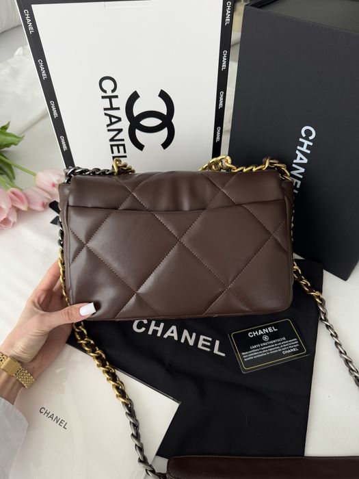 Сумка Chanel шоколадна, чорна