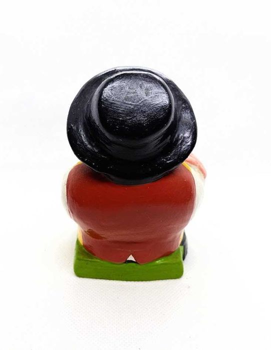 Estatueta popular portuguesa do Zé Povinho em faiança