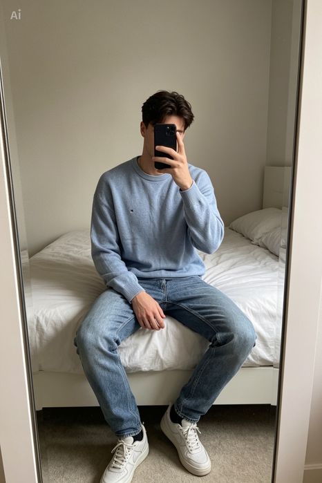 Błękitny sweterek Tommy Hilfiger