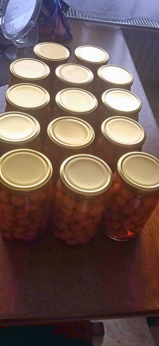 CZEREŚNIE POZNE KOMPOT 2sztuki 0,9L sloik z ekologicznego SADU 2024R