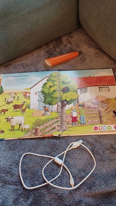Ravensburger tiptoi zestaw startowy bauernhof - na wsi pióro i książka