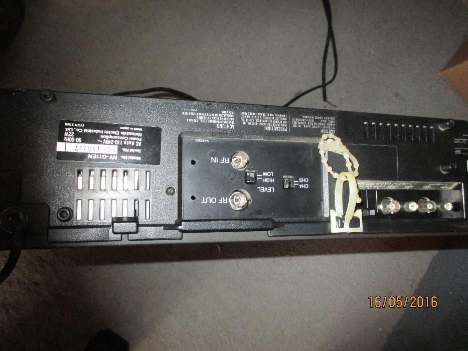 Video vhs National para peças ou para reparar