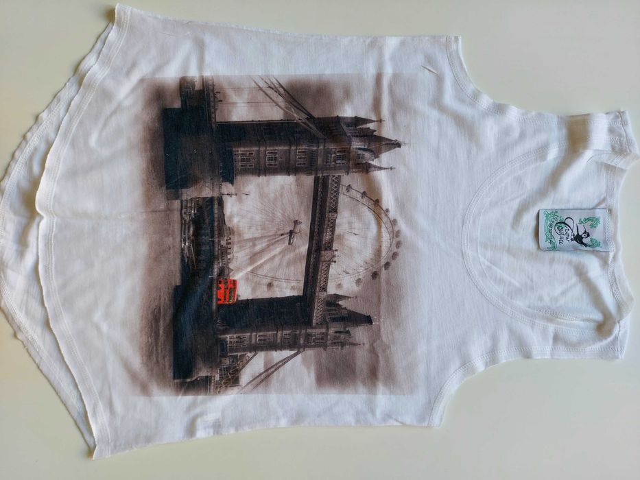 Koszulka bokserka London Eye, London Bridge r. S-M