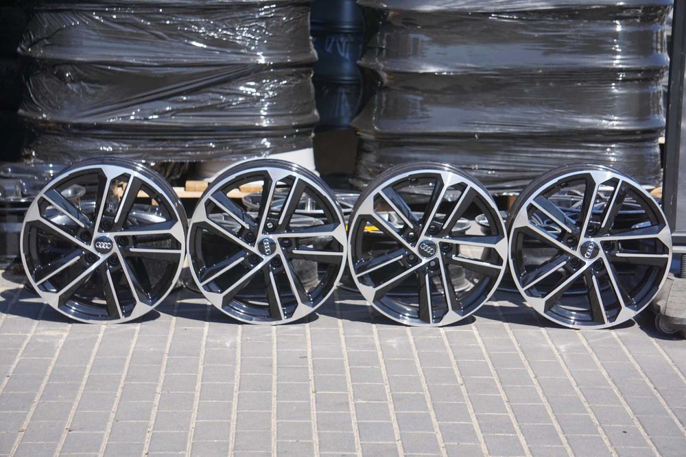 Alufelgi oryginał Audi A3 A4 Q3 5x112 6.5Jx17 et43 czarne i cnc