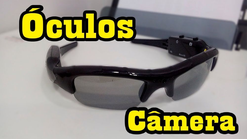 Oculos espião com câmera de filmar
