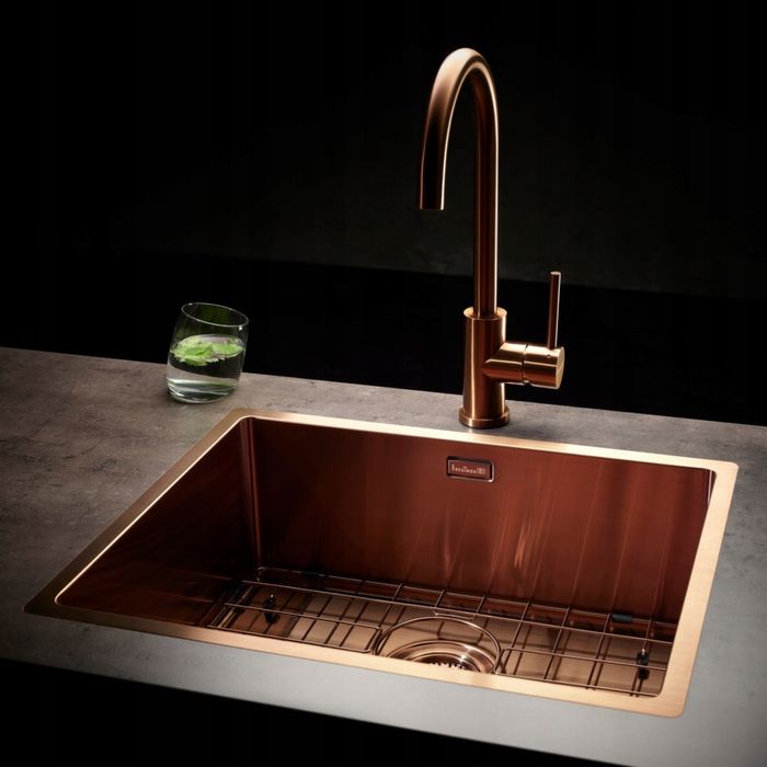 NOWY Zlewozmywak REGINOX 40 x 40 New York miedź