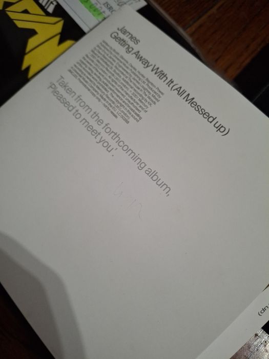 Single cd james getting away with it