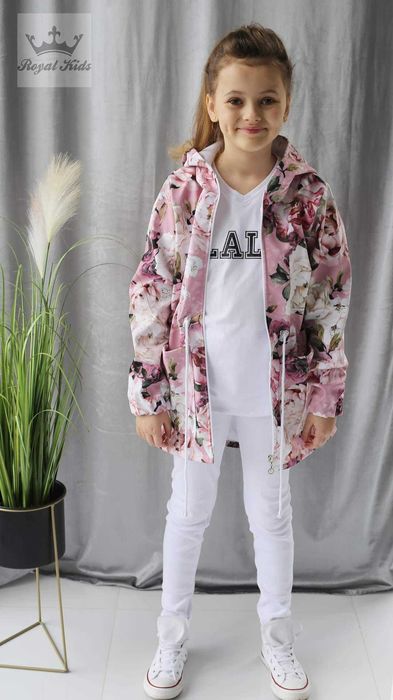 parka ROYAL FLOWERS  softshell jesien wiosna wyprzedaż