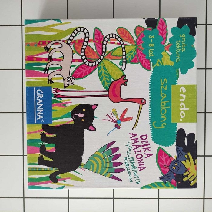 Puzzle Szablony do rysowania Granna Dzika Amazonia 3–8 lat
