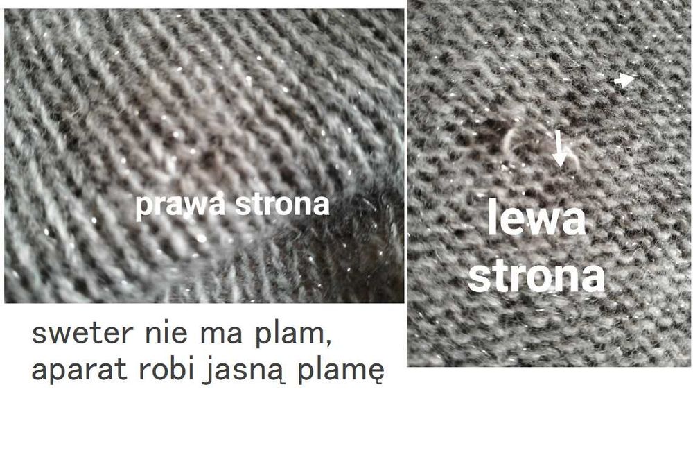 Sweter golf TU 36/S miękki 62% lamswool  szary + srebrna nić 3%