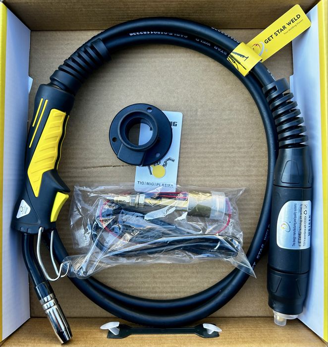 Сварочный комплект. Рукав МВ-15АК 3м + Гнездо (мама) KZ-2 евро