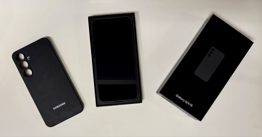 Samsung Galaxy S24 FE 256GB Graphite + Capa Silicone