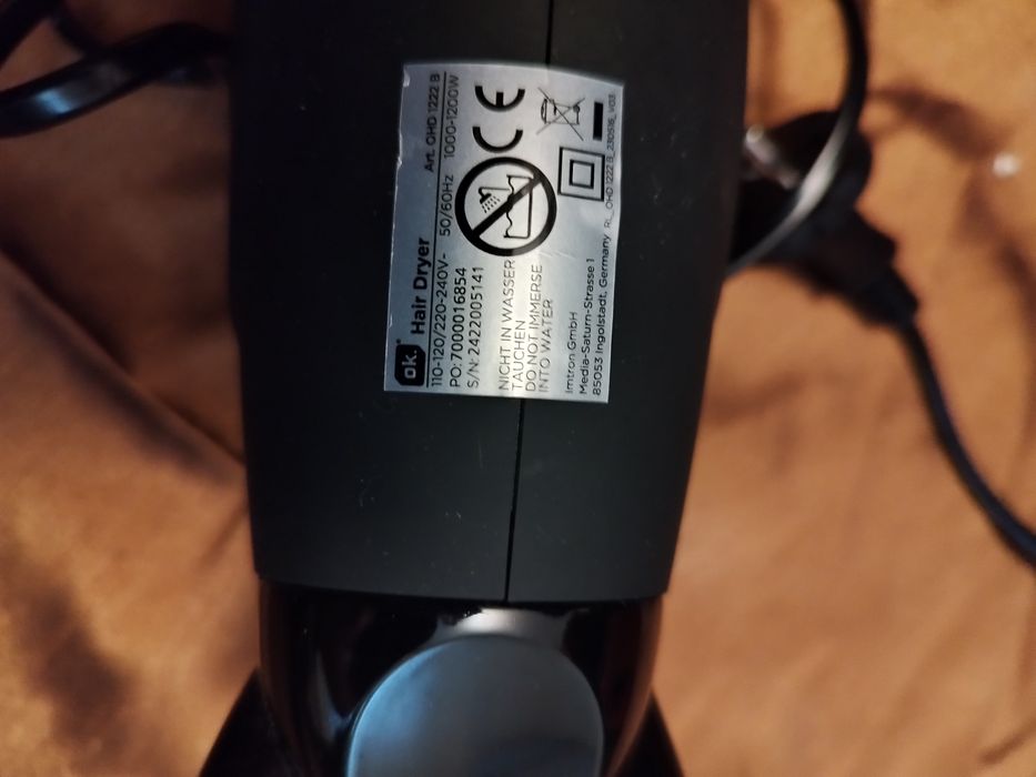 Suszarka ok uszkodzona