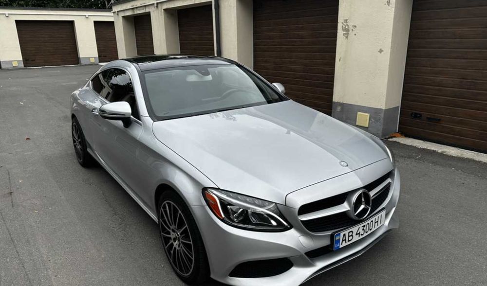 Передня решітка центральна Mercedes W205 AMG Silver