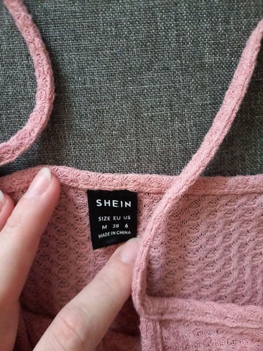 Пудровий комбінезон Shein M