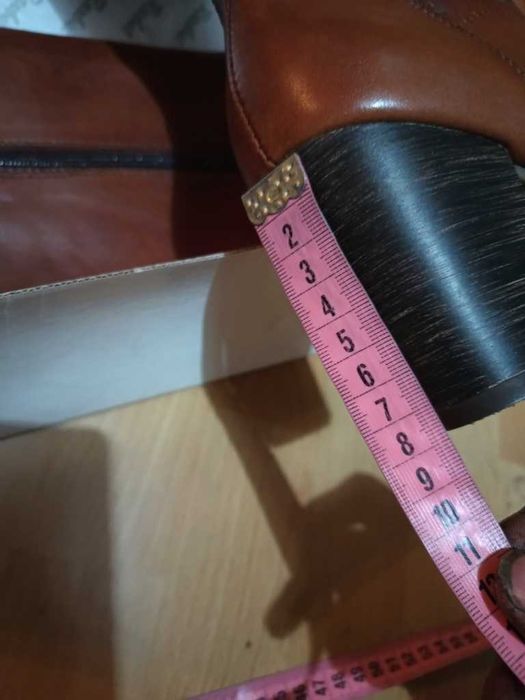 NOWE Buty Kozaki KOWBOJKI Damskie37 Skóra100% BRĄZ I-Klasa Gw6m +FLEKI