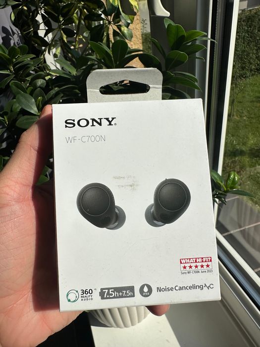 Słuchawki bezprzewodowe dokanałowe Sony WF-C700N czarne TOMI-TECH