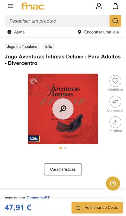 Jogo Aventuras intimas