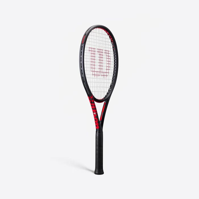 Raquete de ténis adulto - WILSON CLASH 100L V3 Preto laranja