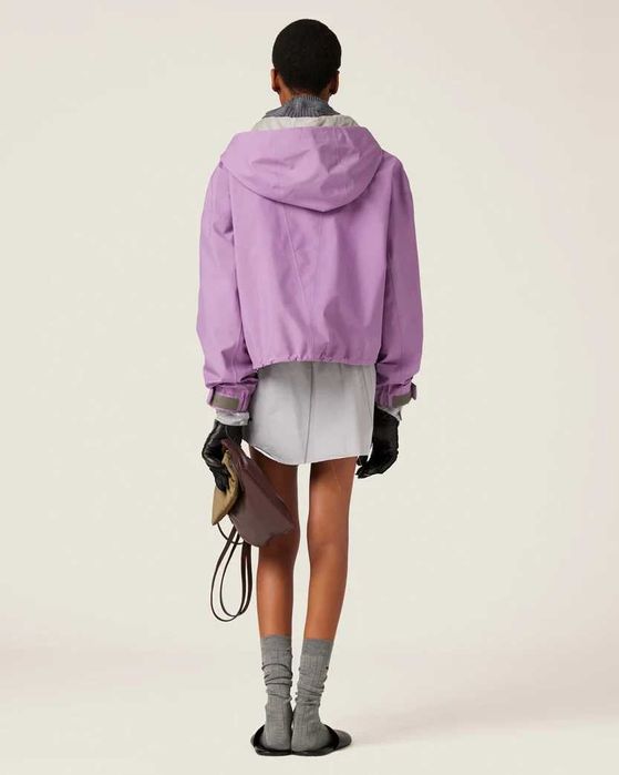 Блузон Miu Miu Tec Canvas Blouson Lilac