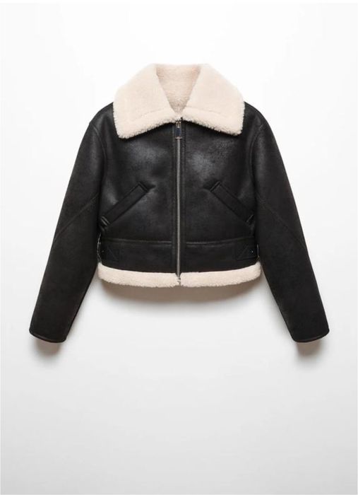 Дубленка  укороченная mango