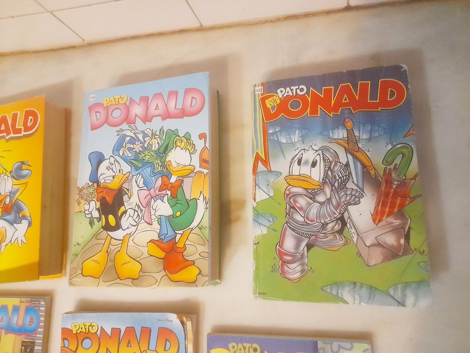 Conjunto de 9 Livros de Banda Desenhada Disney Pato Donald