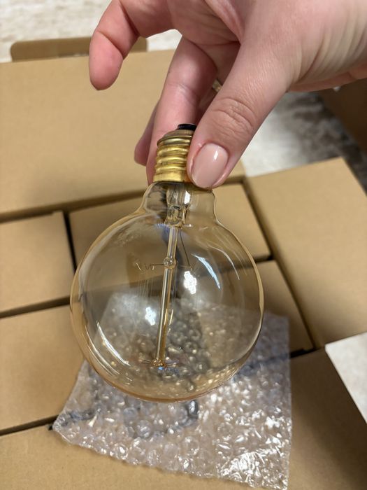 Вінтажна  лампа  Едісон Е27 Edison