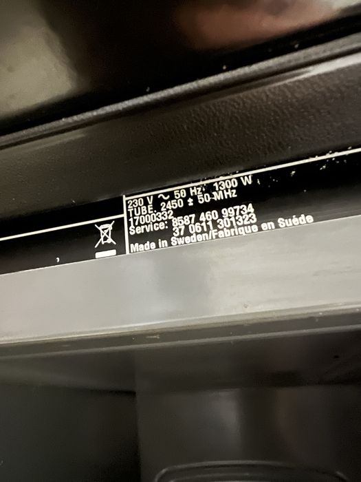 Mikrofalówka do zabudowy Whirlpool – sprawna