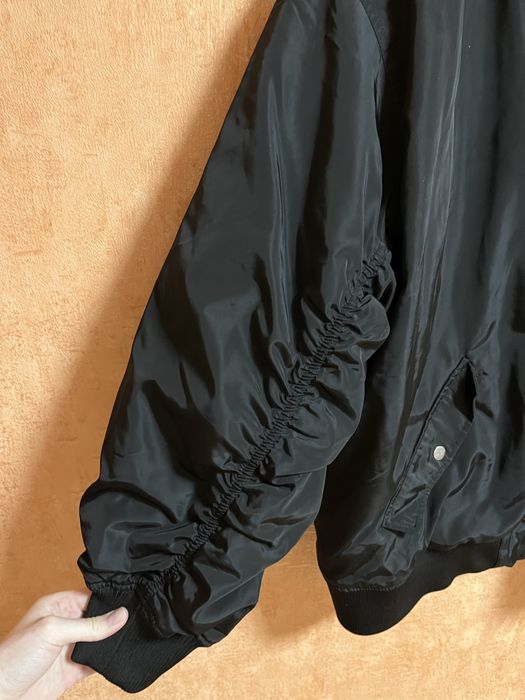 Бомбер H&M Divided чорний L-XL мілітарі стиль