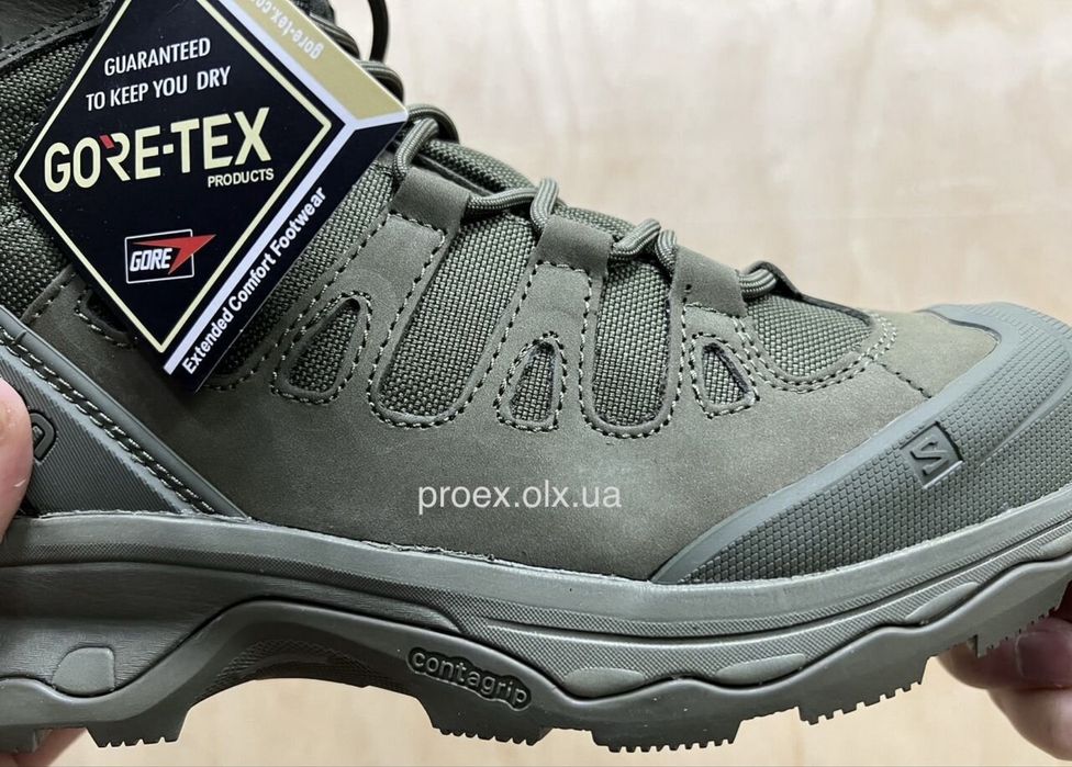 Salomon Quest 4D GTX Olive Gore-Tex | Тактичні берці | Військові черевики ЗСУ | Тактические ботинки Salomon | 42,43