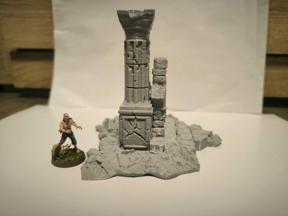 Małe ruiny 5 RPG Diorama Makieta (Zaginione Miasto)