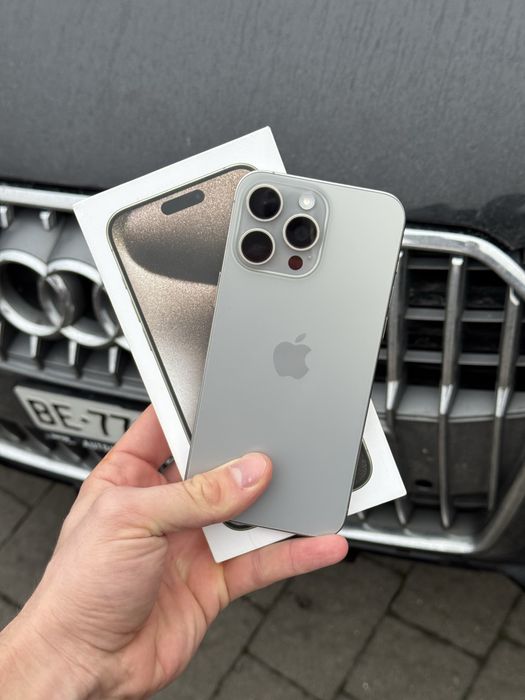 Iphone 15 pro max 256 gb natural titanium європа фізична сім