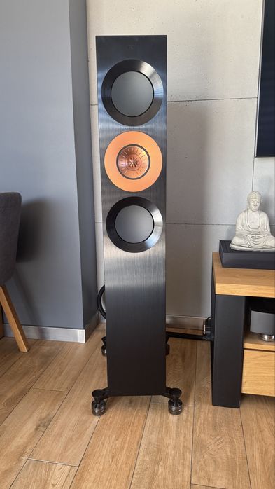 Zestaw dwoch kolumn KEF reference 3 black cooper