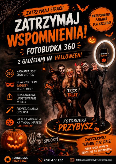 Fotobudka 360 HALLOWEEN