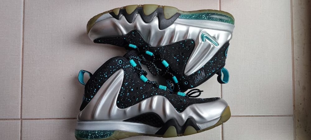 Sapatilhas Nike Barkley Posite Max Metallica Silver/Gamma Blue