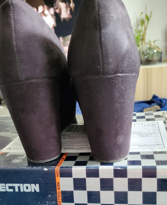 Czarne Koturny H&M 41